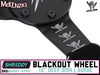 Shreddy Blackout Steering Wheel | 13" Suede x 3" Dish 6-Bolt | PRP SHRDY-G240