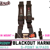 Shreddy 5.3 Harness Blackout | Bolt-in w/Pads | PRP SHRDY5.3