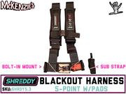 Shreddy 5.3 Harness Blackout | Bolt-in w/Pads | PRP SHRDY5.3