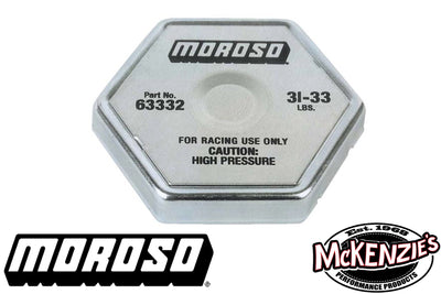 Racing Radiator Cap 31-33 PSI - Moroso