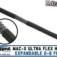 Rugged MAC-X Pumper Hose | Expandable 24"-72" | MAC-X-HOSE-BLK