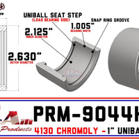 PRM-9044HDT | 1" Uniball Cup