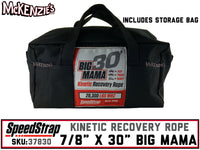 7/8" x 30FT BIG MAMA | Kinetic Recovery Rope | 28,300lbs MRC | Speed Strap 37830