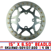 SXS 4 on 137mm Forged Beadlock Wheel | 6" Backspacing | ProAm RM2