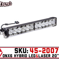 Baja Designs 45-2007 | OnX6 20" Bar | Hybrid LED & Laser