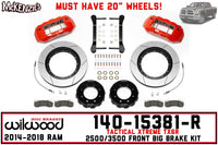 Wilwood 140-15381-R | Front TX6R Big Brake Kit | 2014-2018 Ram 2500/3500