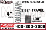 Eibach 400.300.0300S | 4.00" Long x 3.00" ID x 300lb Shock Coil