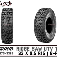 Sedona 33x9.5R15 Ridge Saw UTV Radial Tire | Sedona 570-5329