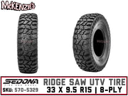 Sedona 33x9.5R15 Ridge Saw UTV Radial Tire | Sedona 570-5329