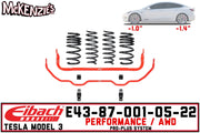 Eibach E43-87-001-05-22 | Pro-Plus Kit | Tesla Model 3 Performance AWD