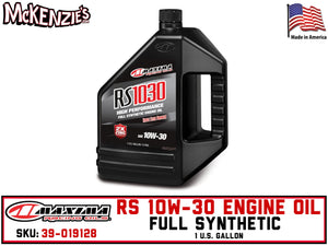 RS 10W-30 Full Synthetic Engine Oil | 1 U.S. Gallon | Maxima 39-019128