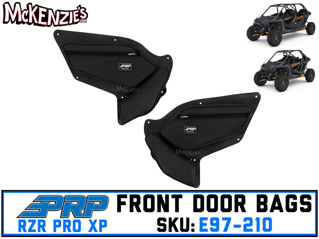 Front Door Bags w/Knee Pad | RZR Pro XP | PRP E97-210