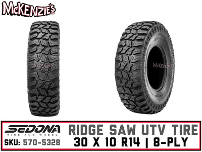 Sedona 30x10R14 Ridge Saw UTV Radial Tire | Sedona 570-5328