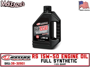 RS 15W-50 Full Synthetic Engine Oil | 1 U.S. Quart | Maxima 39-32901