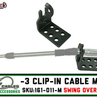 10/32 Cable Mount - Swing Over Clamp | Control Cable | 161-011-M