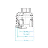 Tilton 3-Chamber Plastic Reservoirs - Standard & Low Profile