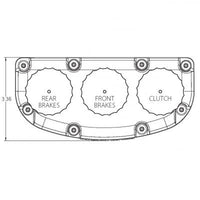 Tilton 3-Chamber Plastic Reservoirs - Standard & Low Profile