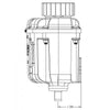 Tilton 3-Chamber Plastic Reservoirs - Standard & Low Profile