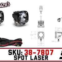 Baja Designs 38-7807 | S1 SPOT LASER  | White LASER