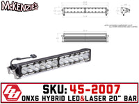Baja Designs 45-2007 | OnX6 20" Bar | Hybrid LED & Laser