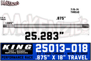 King 25013-018 | 2.5" x 7/8 Shaft