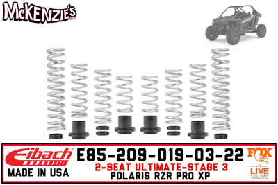 Eibach E85-209-019-03-22 | Pro-UTV Stage-3 Spring Kit | Polaris RZR PRO XP Ultimate