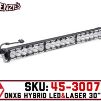 Baja Designs 45-3007 | OnX6 30" Bar | Hybrid LED & Laser