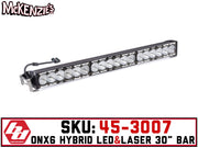 Baja Designs 45-3007 | OnX6 30" Bar | Hybrid LED & Laser