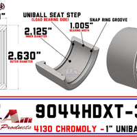 PRM-9044HDXT-350 | 1" Uniball Cup