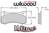 Wilwood 6617 Series Brake Pads - 5.87" Width x .67" Thick