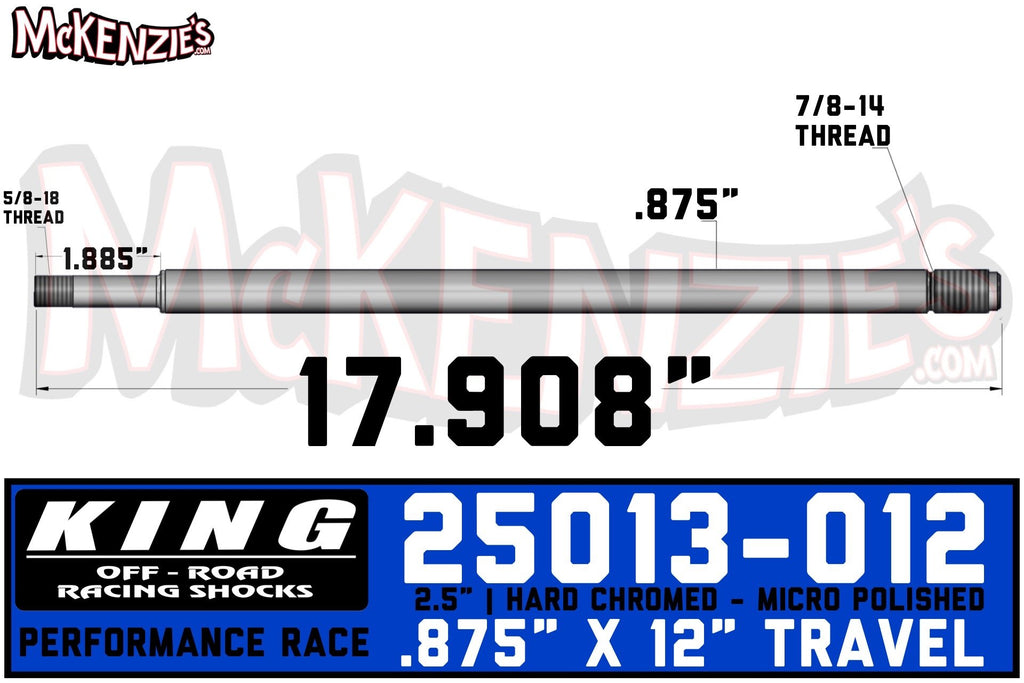 King 25013-012 | 2.5" x 7/8 Shaft