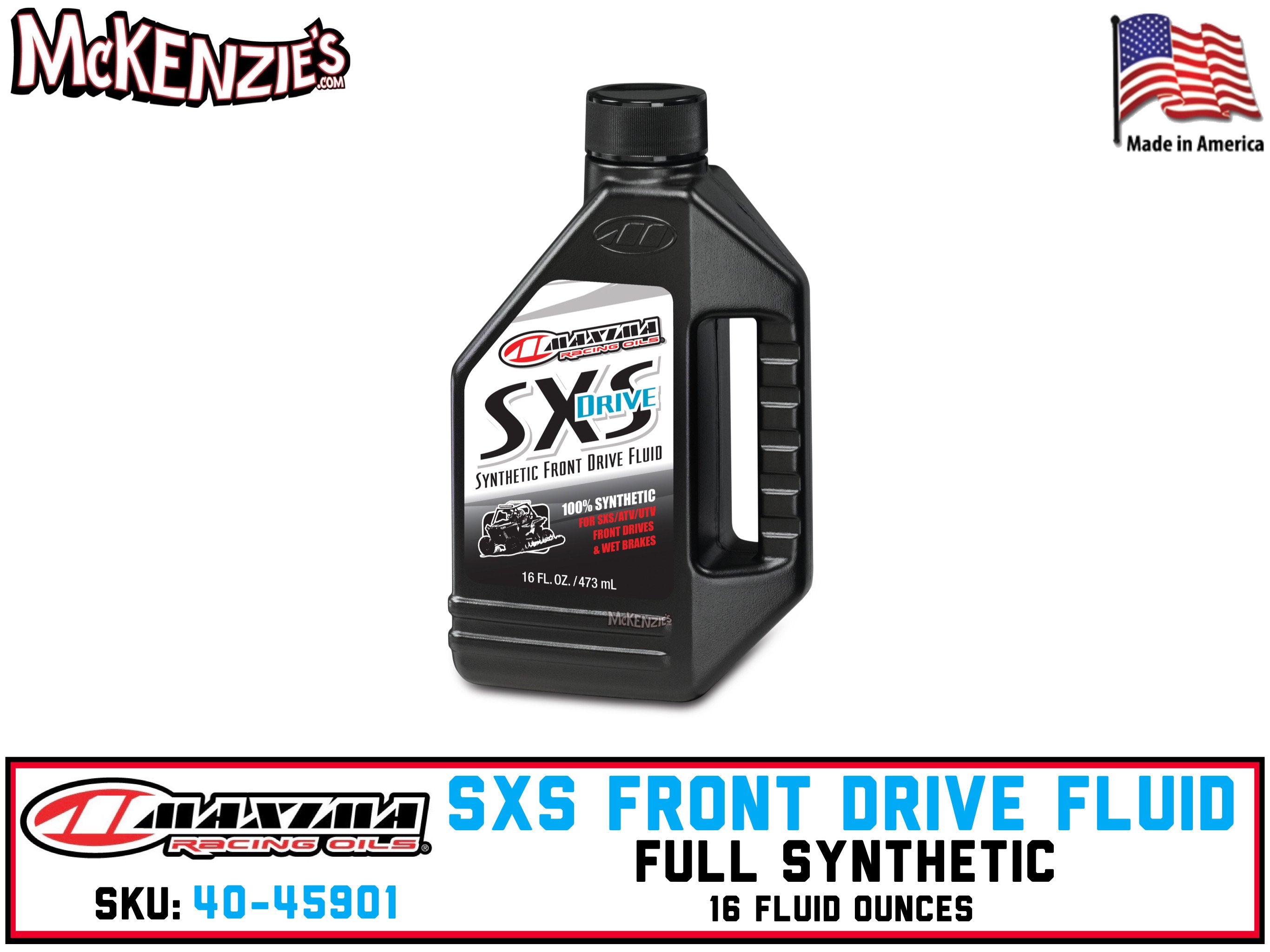 SXS Front Drive Oil | 16 Ounce | MAXIMA 40-45916| McKenzie's