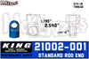 King Shocks 21002-001 | 2.0 x 3/4 Shaft Standard Rod End