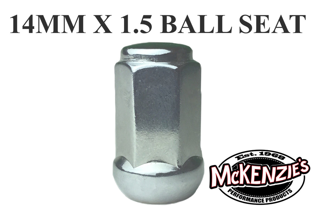 14MM X 1.5 Ball Seat Lug Nut - Closed End