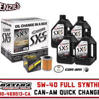 CAN-AM 5W-40 Full Synthetic Oil Quick Change Kit | Maxima 90-469013-CA