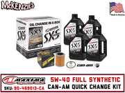 CAN-AM 5W-40 Full Synthetic Oil Quick Change Kit | Maxima 90-469013-CA