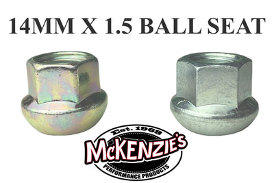 14MM X 1.5 Ball Seat Lug Nuts - Open End (2 Options)