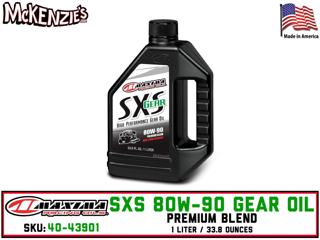 SXS 80W-90 Premium Blend Gear Oil | 1 Liter | MAXIMA 40-43901