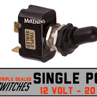 K4 Sealed Toggle Switches - Single Pole