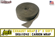 2" x 50ft Header Wrap |  Carbon Wrap | Thermo Tec 11042