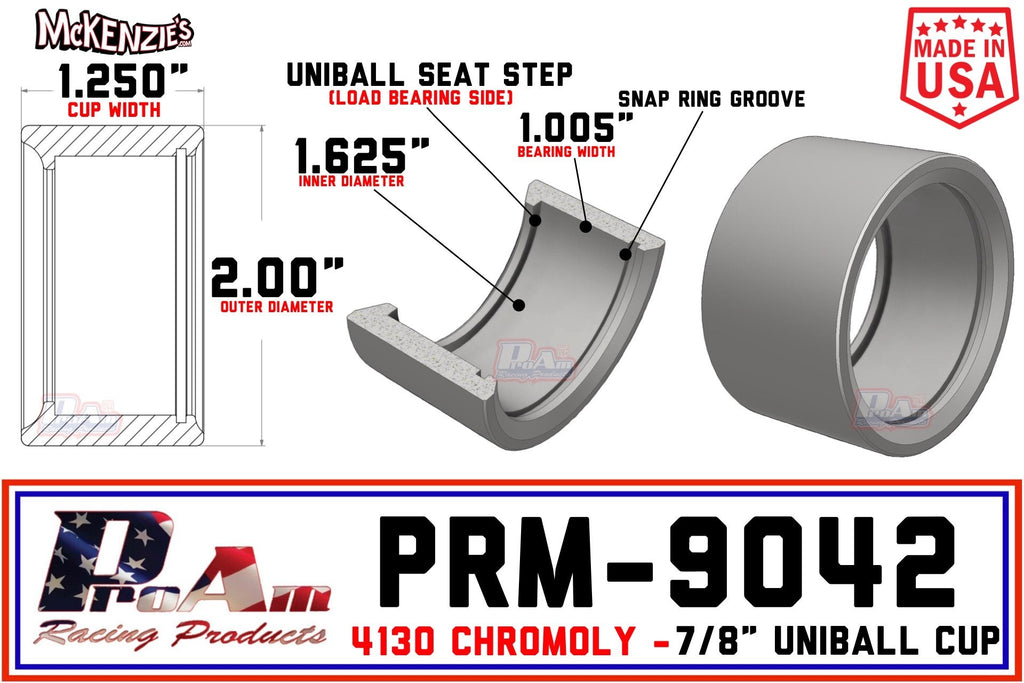 PRM-9042 | 7/8" Uniball Cup