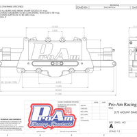 ProAm TTPR6000 | 2.375" Ram x 6.0" Travel Power Rack