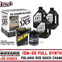 Polaris 10W-50 Full Synthetic Oil Quick Change Kit | Maxima 90-219013