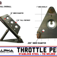 P0013 Alpha Throttle Pedal - 3 Bolt