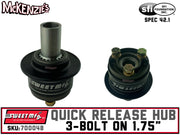 Sweet Steering Wheel Quick Release | 3-Bolt on 1.75" | 801-70004B