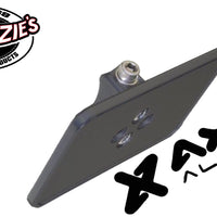 Billet Axia Green Sticker Mount - 4.00" x 2.55"