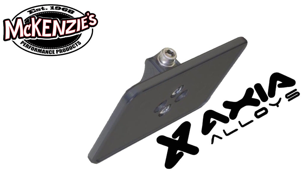 Billet Axia Green Sticker Mount - 4.00" x 2.55"