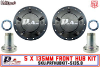ProAm 5 on 135mm Front Prerunner Truck Hubs - 8 Bolt Snouts - IronMan Series