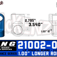 King Shocks 21002-003 | 2.0 x 3/4 Shaft Rod End