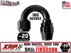 -20AN 180˚ Triple Sealed Hose End | Non-Swivel | XRP 118020BB